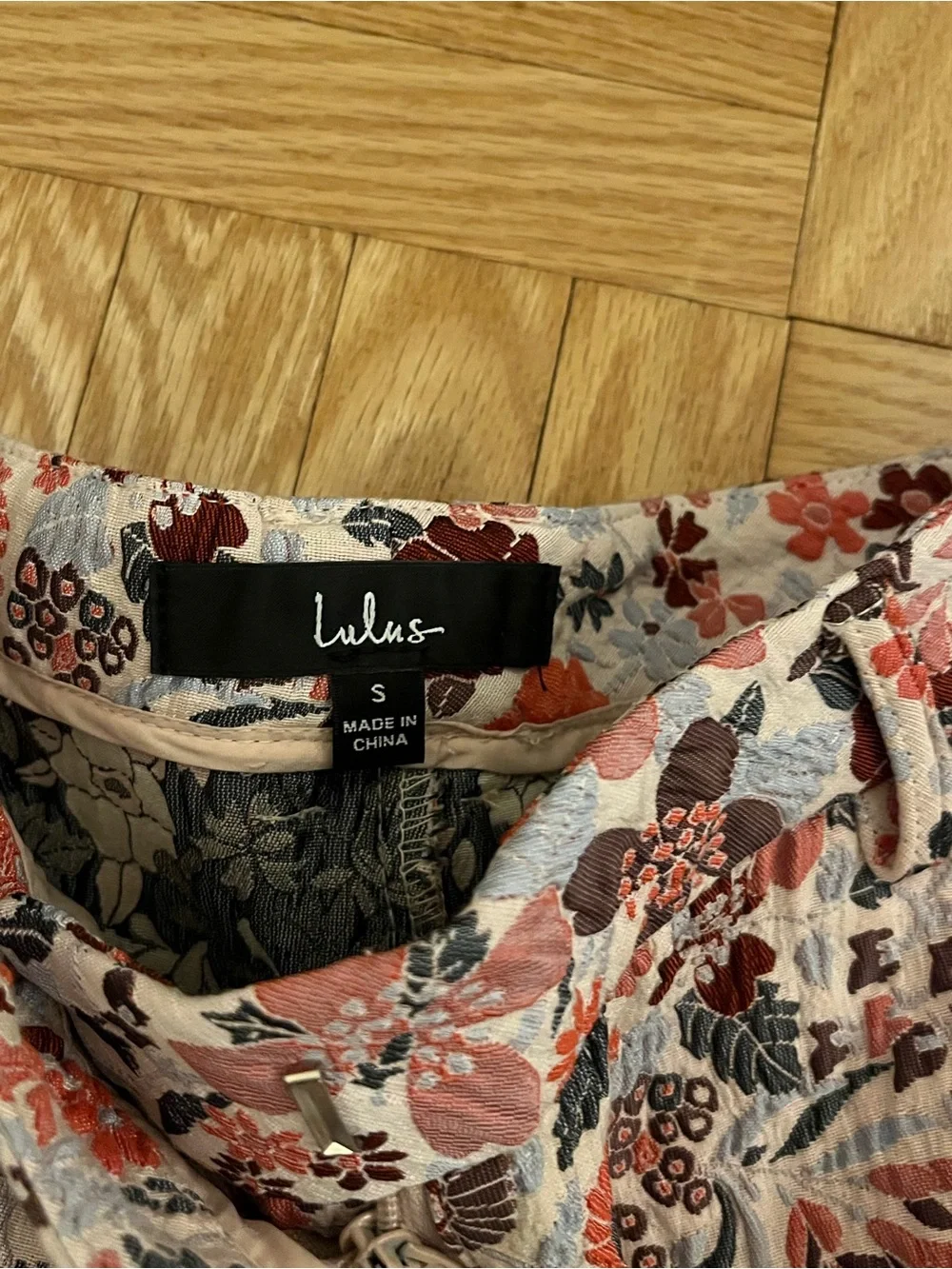 Lulu's Bloom into Spring Blush Floral Jacquard Set - Picture 6 of 11